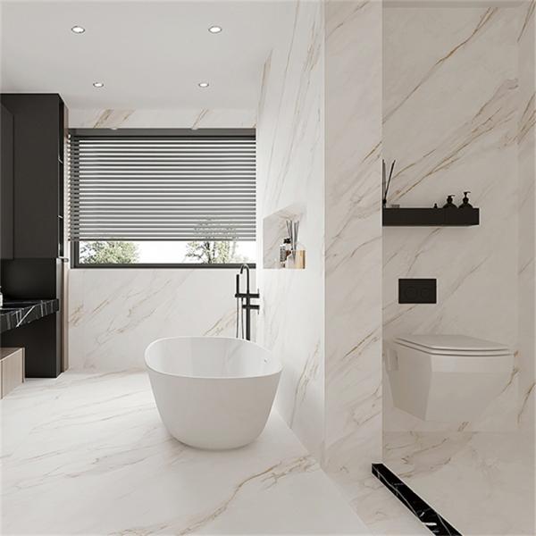 Блестящая белая глазурная мраморная плитка керамическая полная плитка 800*800 мм