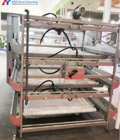 Élevage de poulets Cage automatique pour volailles, Cage à pile pour poules pour pondre des œufs