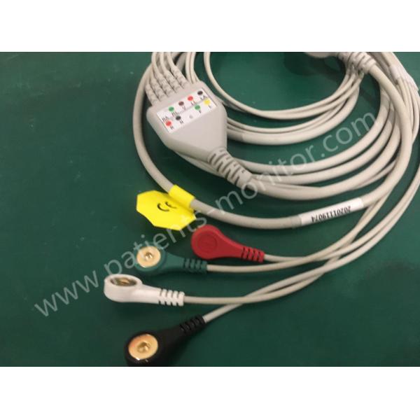 Medical Accessories Edan F2 F3 F6 F9 Fetal Monitor ECG Cable 5 Lead ZEC121 20201119074 Compatible