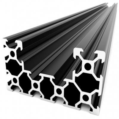 v slot aluminium 4080 C beam v slot linear rail Black Industry Extruded Aluminium Frame