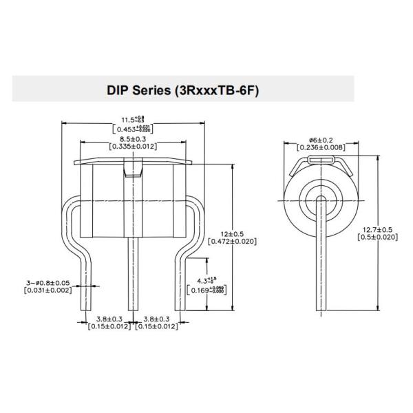 Волна паяя GDT 70V 75V 90V 230V 250V металла ограничителя перенапряжения нагнетательной трубы газа 3RB-6 керамический