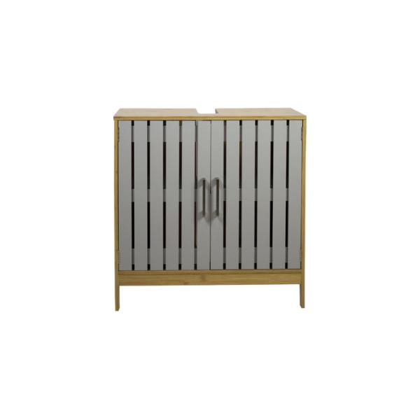 Painting BSCI H50cm Kd Bamboo Frame Bathroom Sink Cabinet