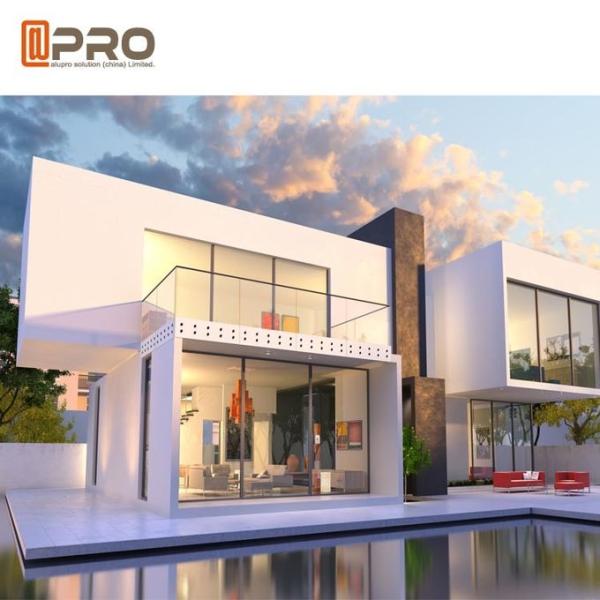 Interior Clear Laminated Tempered  Glass Aluminum transparent Balustrade