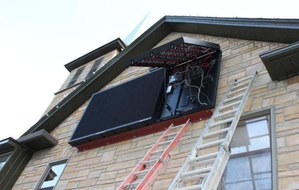 SMD 3535 Front Service LED Display Video Curtain Customized with 140 H 120 V View angle