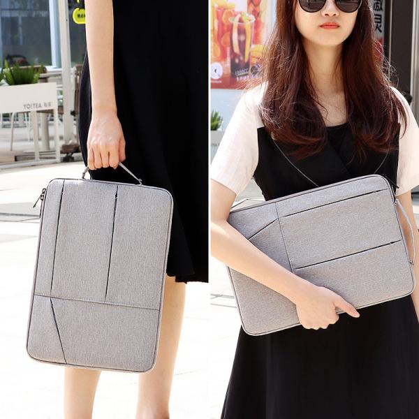 EVA Laptop Sleeve Waterproof Shockproof Polyester 600D Custom Size Neoprene Material with Zipper Pocket for MacBook Air 13 Inch