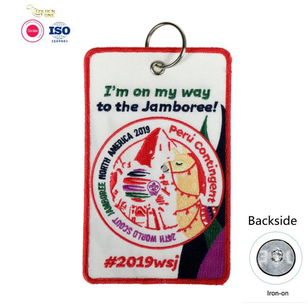 Personalised Hand Embroidered Cloth Patches Heat Press Bullion Wire