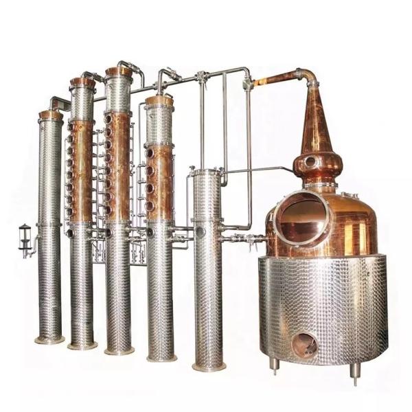 Equipamento de produção de destilação de álcool de aço inoxidável, vinho e etanol para instalações de fabrico
