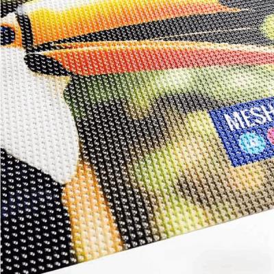 Outdoor PVC Mesh Fabric 1000D 12*12 450gsm Tear Resistant PVC Fabric Tarps