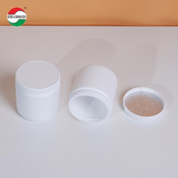 500ml Clear Plastic Cylinder HDPE Bottle For Weed Packaging With Good Sealing Food Grade HDPE500-D194e