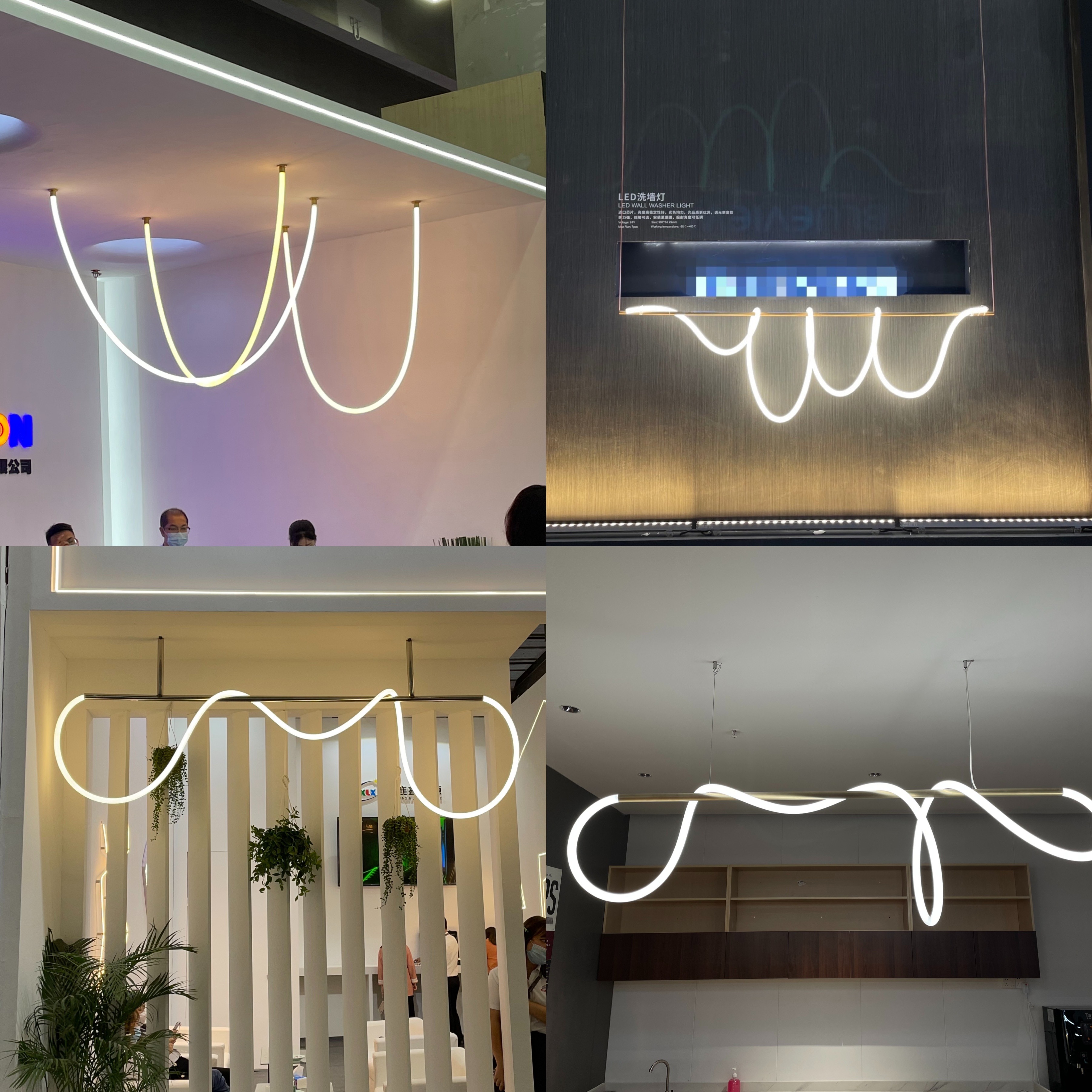 360° RGB LED NEON Strip Освещение гибкое Сгибание LED-декорации в помещении IP65