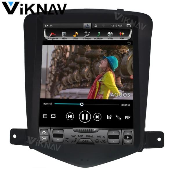 10.4 pulgadas de Android Radio de automóviles Para 2009-2023 Chevrolet Cruze Jugador multimedia Navegación Wifi CarPlay inalámbrico