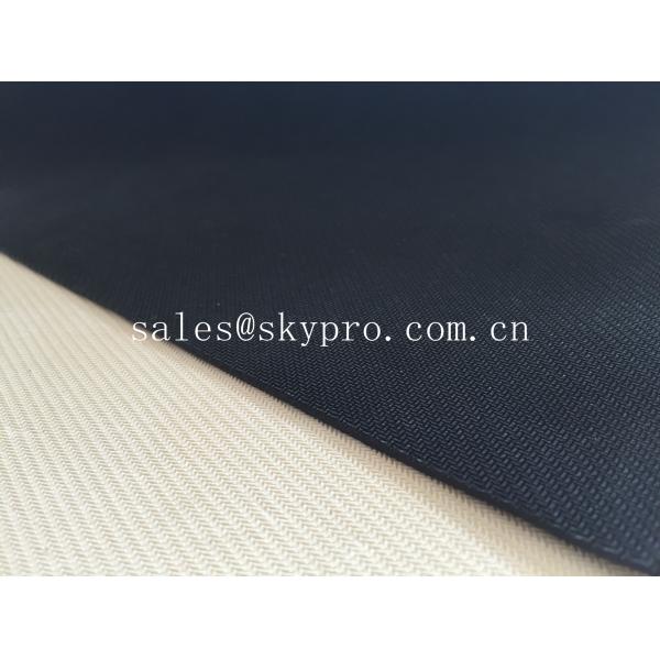 Коврик для мыши листа природного каучука слоения винила подгонял печатание логотипа на верхней части