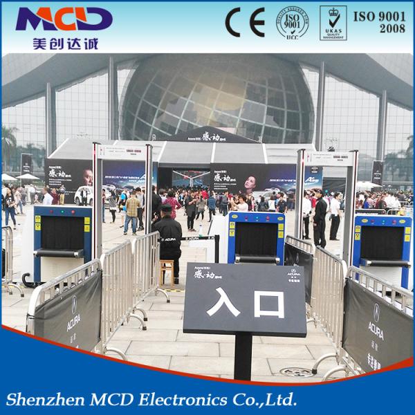 High Sensitivity Walk Through Security Metal Detectors , Security Walk Through Gate 6 Zones