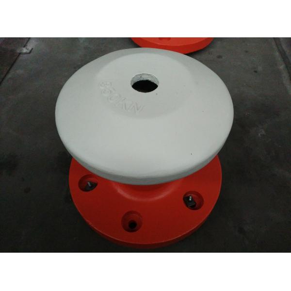 Cast Steel Mooring Components Round Head Marine Mooring Bollard 5 - 200 Ton SWL