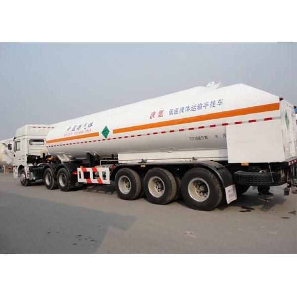 51550L Capacity LNG Tanker Semi Trailer With 3 Axles