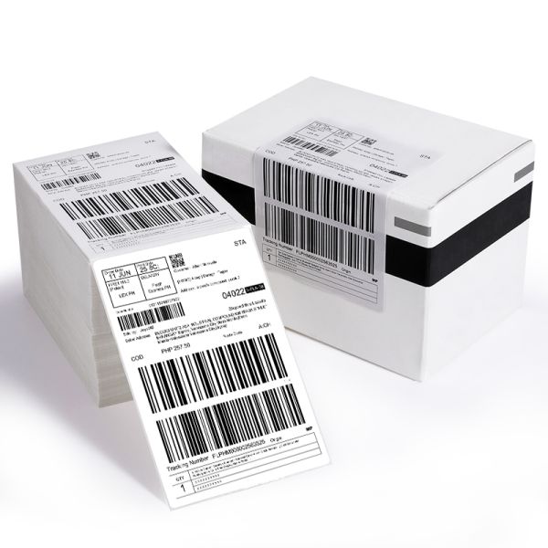 4x6 Direct Thermal Shipping Barcode Paper Water-Proof Adhesive Sticker Electronics Packaging Labels