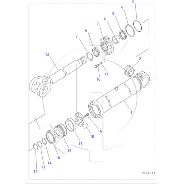 Excavator WA450 WA470 WA450-1 WA470-1 WA470-3 Lift Cylinder Seal Kit 707-99-65400 7079965400 Cylinder Repair Kit