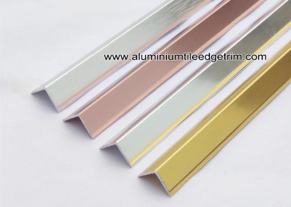 V15mm x 15mm Aluminum Corner Guards For Wall Corner Brace / Protector