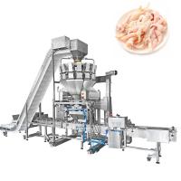 Máquina automática de pesas de garra de pollo fresco 14 cabeza pesadora de pie de pollo sin hueso