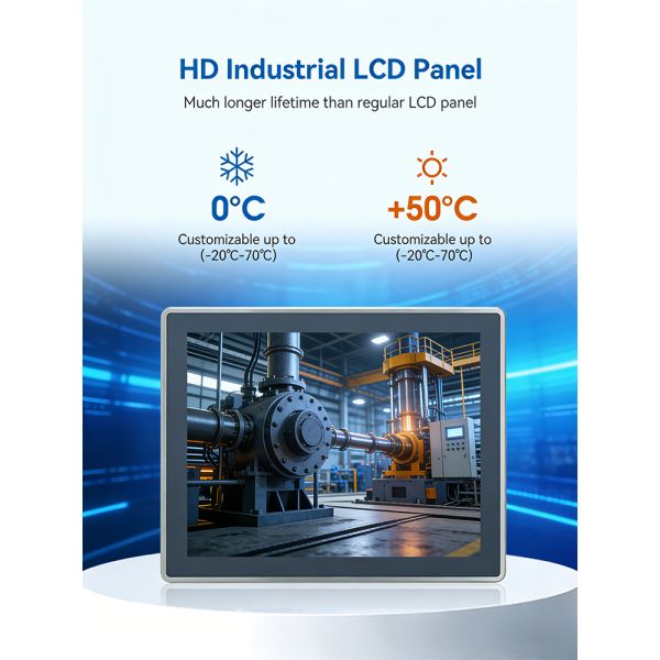 MJK 2026 15.6 Inch 4:3 Capacitive USB Interface LCD Touch Monitor New Waterproof VGA and VESA Hole Mounting