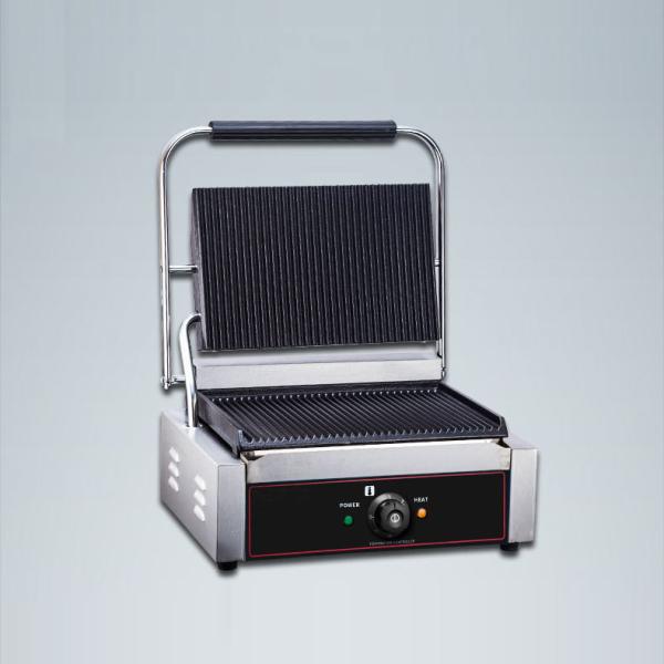 Hotel Cozinha Grill de aço inoxidável Design de porta Multi-cozinha Grill de contato de dois lados 220V
