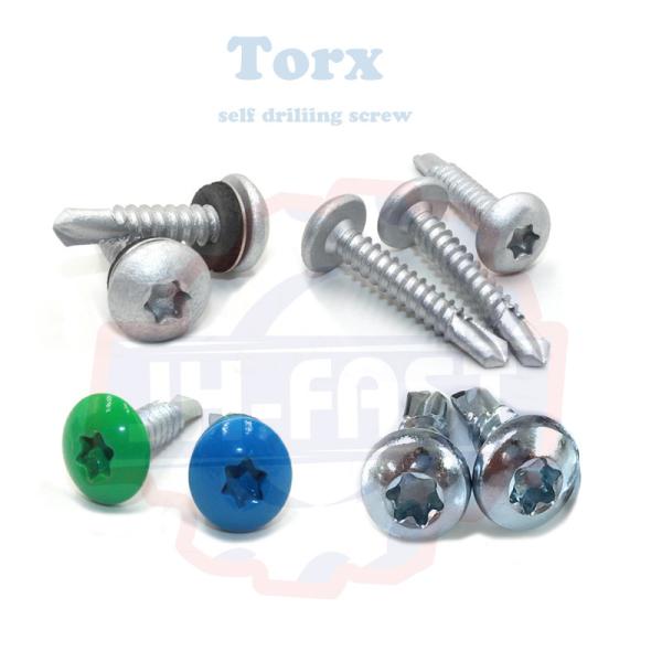 ROHS ISOISO9001 2015 Certified Carbon Stainless Steel Sheet Metal Tek Screw for Roofing