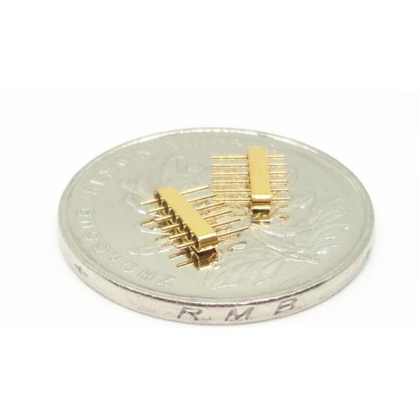 6 Pins Hermetic Glass To Metal Seal Connectors Multi-pin Headers  Spacing 1.27mm JMC-256