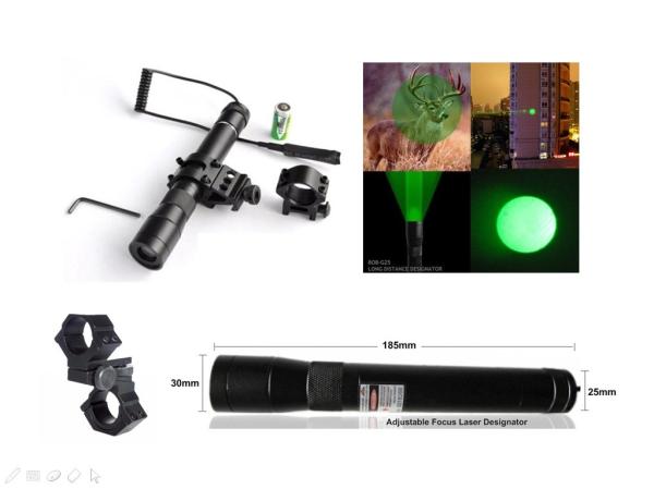 Outdoor Hunting Paintball Gun Scopes Green Dot Laser Sight Fogproof Long Life