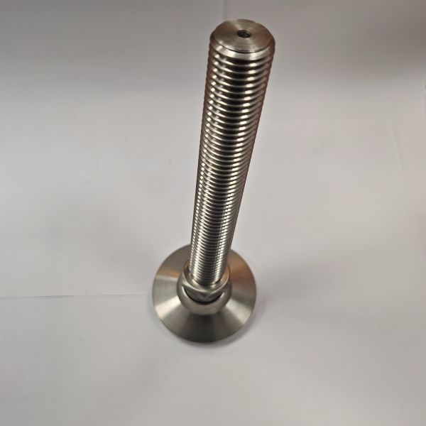 High Load 500N Lead Screw Ball Screw Nut Steel Ball Structure Miniature For Linear Motion