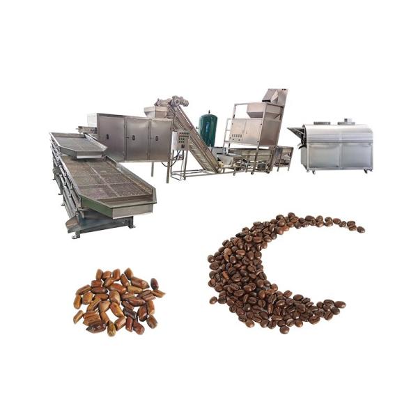 380V Sand Nut Snack Single Double Rotary Roller Seasoning Flavoring Linha de produção