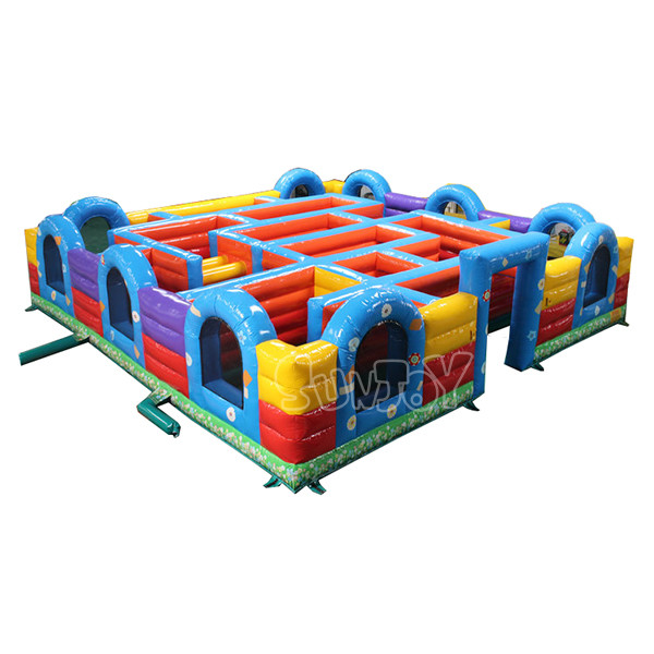 Outdoor Adults Inflatable Obstacle Course Garden Maze Park