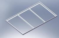 Couvrez le noir en aluminium 40*40mm de frontière de cadre du panneau solaire 6063-T5