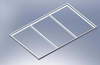 Roof 6063-T5  Aluminum Solar Panel Frame Border Black 40*40mm