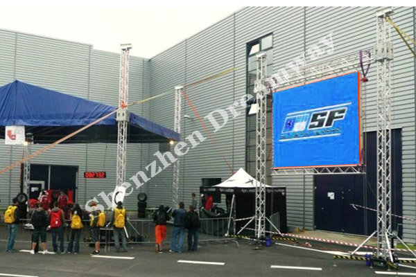 Pixels 6mm Outdoor Digital Led Screens , SMD Outdoor Led Advertising Video Display