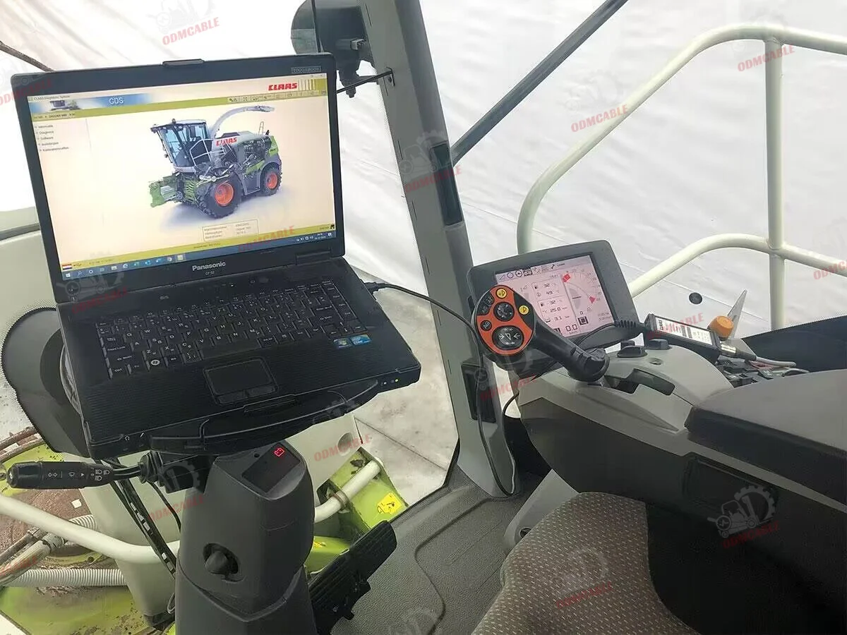 Новый для CLAAS CANBUS MetaDiag Интерфейс Сельское хозяйство Строительный грузовик Трактор Для КЛАСС Диагностический инструмент+Таблет F110