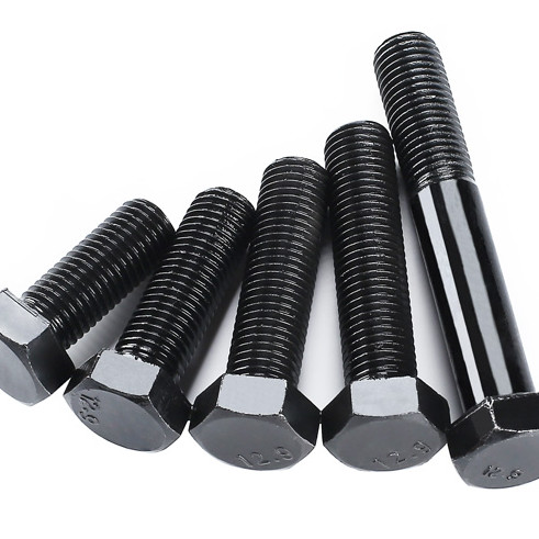 DIN ANSI standard Grade 5 Black Steel Bolts Sample Available