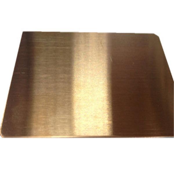 hairline cooper anti-finger coating stainless steel sheet 4x8 for architecture decoration