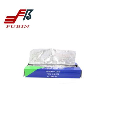High Temperature Pop Up Aluminum Foil Sheets For Family Oven Box