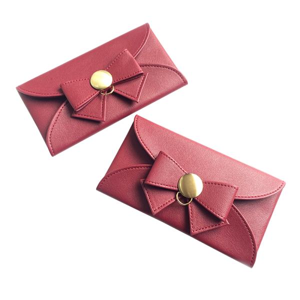 PU Leather Sunglasses Pouch Bag Eyeglasses Case Cover Solid Soft Glasses Holder