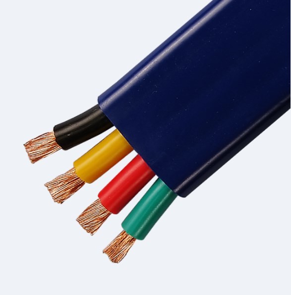 Кабель плоского ядра класса 5 изолированного кабеля PVC 450V/750V Multi медный
