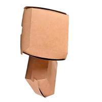 Custom Biodegradable Kraft Burger Box Fast Food Packaging with CMYK 4 Color Offest Printing Sample in 1-3 Days