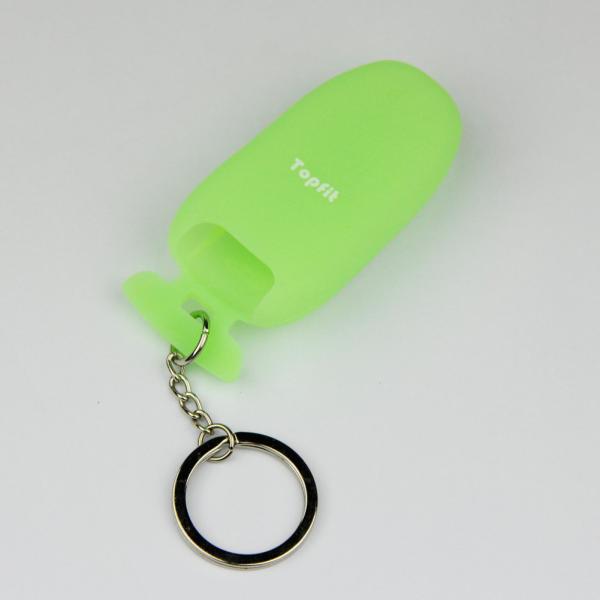 Topfit high quality silicone car fobpocket for Tesla(shining green)