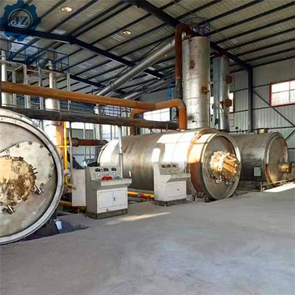 15Ton Waste Plastic Used Tyre Rubbers Pyrolysis To Fuel Oil Plant For Waste Recycling