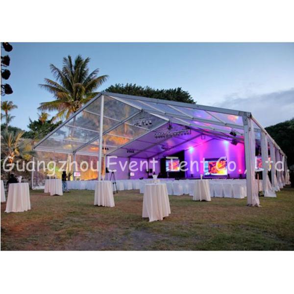 Prefab Clear Span Tent Modern Luxury Decoration For Festival / Buffet Dinner