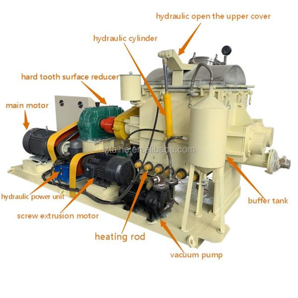 Химические материалы обработанные 500L Sigma Mixer с винтовой экструзой и компонентами двигателя