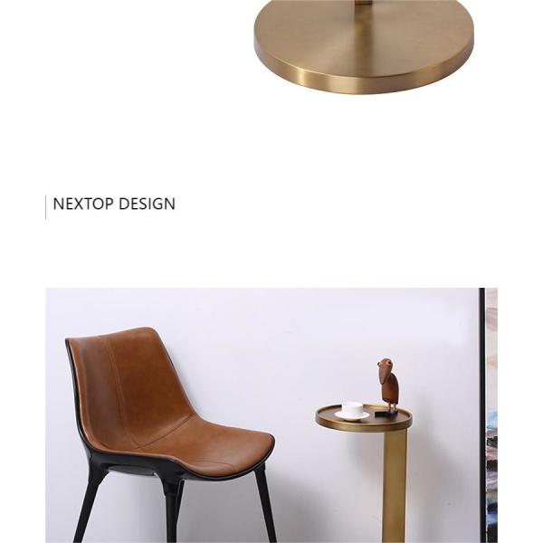 Hotel Golden Metal Side Table Modern High End Interior Furniture Customisation