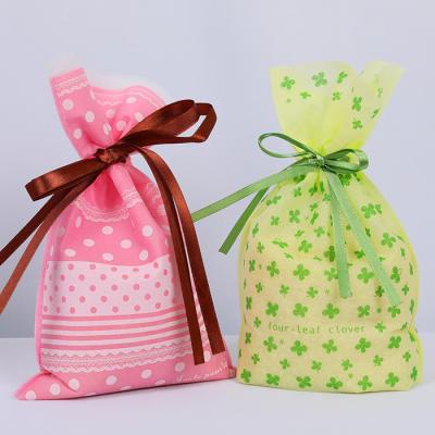 Bolsa de cuerda de tira no tejida ecológica 16x6x12 pulgadas personalizable