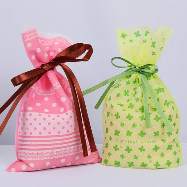 Bolsa de cuerda de tira no tejida ecológica 16x6x12 pulgadas personalizable