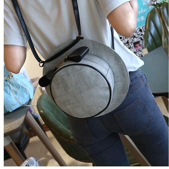 2016 summer new linen hat personality casual fashion trend in Europe and America female Shoulder Messenger