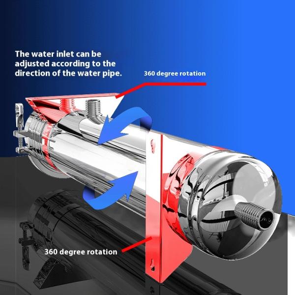 UF Ultrafiltration Water Purifier 304 Stainless Steel Whole House 8000L/H